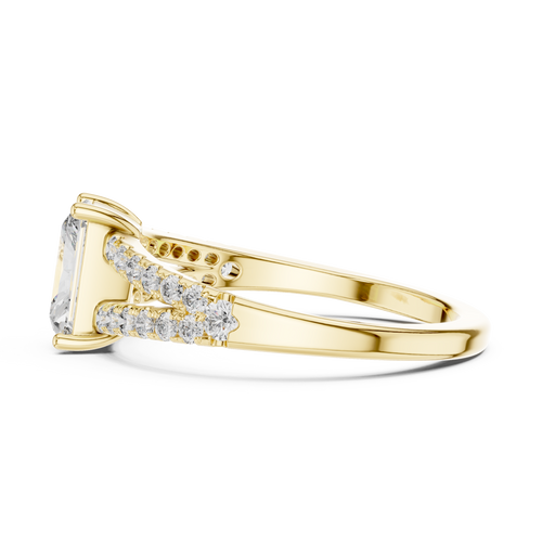 Load image 1 in gallery view. radiant-14k yellow gold|radiant-18k yellow gold