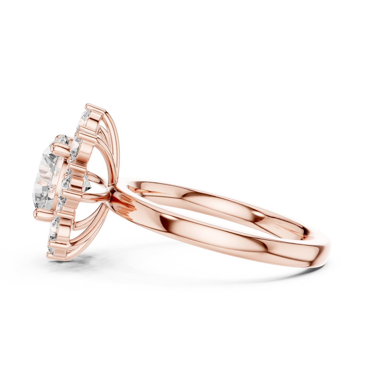 round-14k rose gold|round-18k rose gold