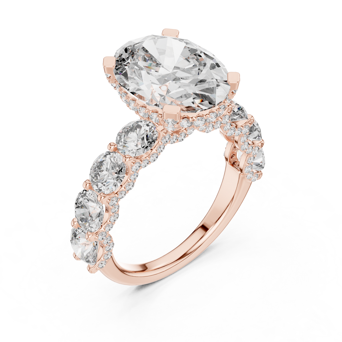 oval-14k rose gold|oval-18k rose gold