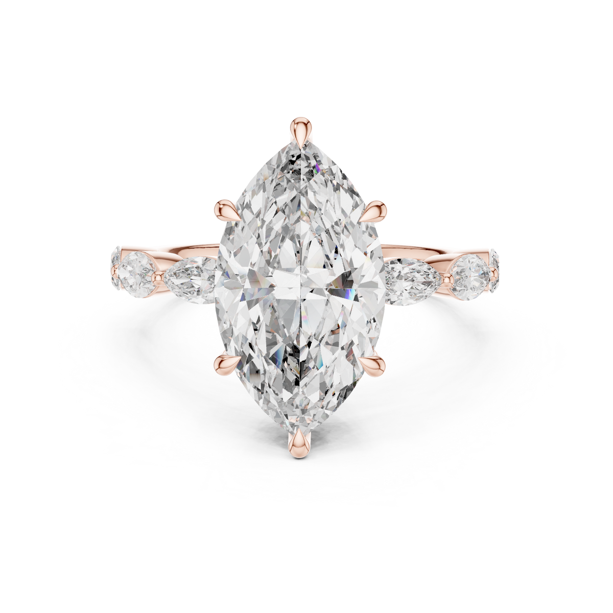 marquise-14k rose gold|marquise-18k rose gold