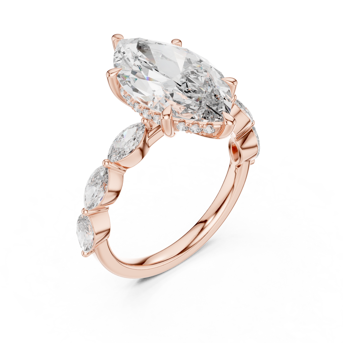 marquise-14k rose gold|marquise-18k rose gold