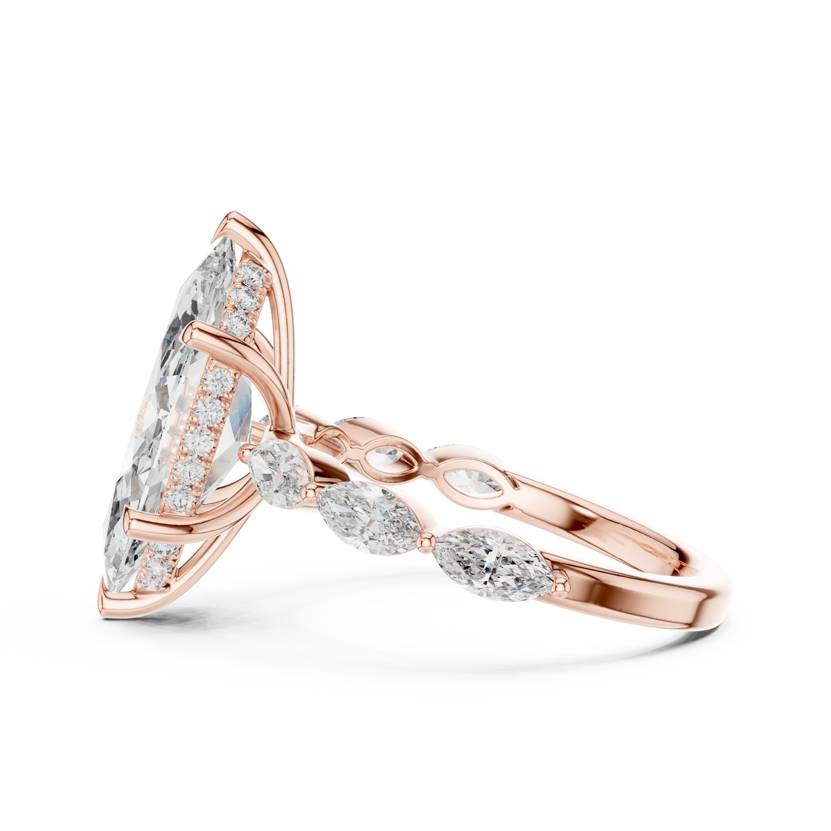 marquise-14k rose gold|marquise-18k rose gold