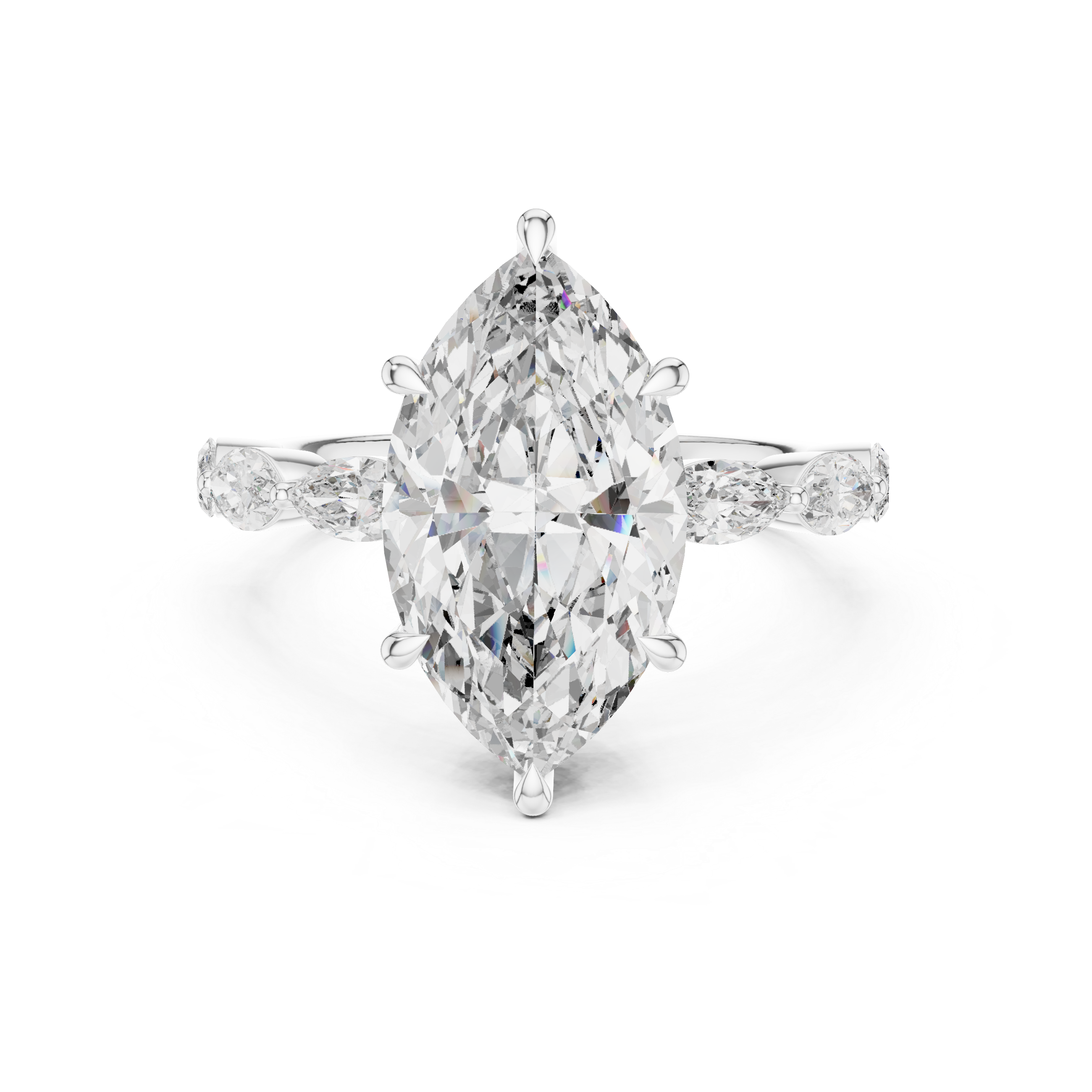 marquise-14k white gold|marquise-18k white gold|marquise-platinum