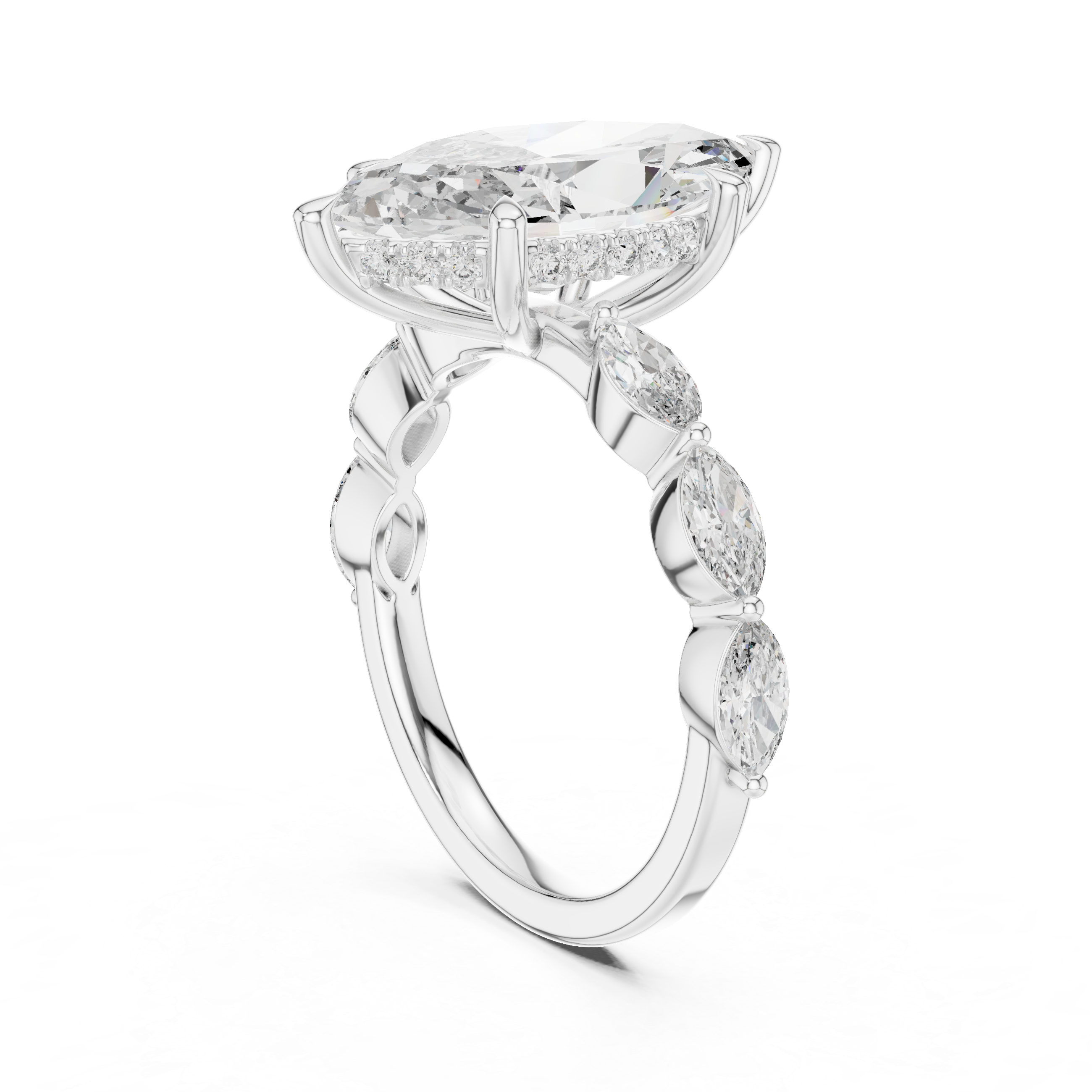 marquise-14k white gold|marquise-18k white gold|marquise-platinum