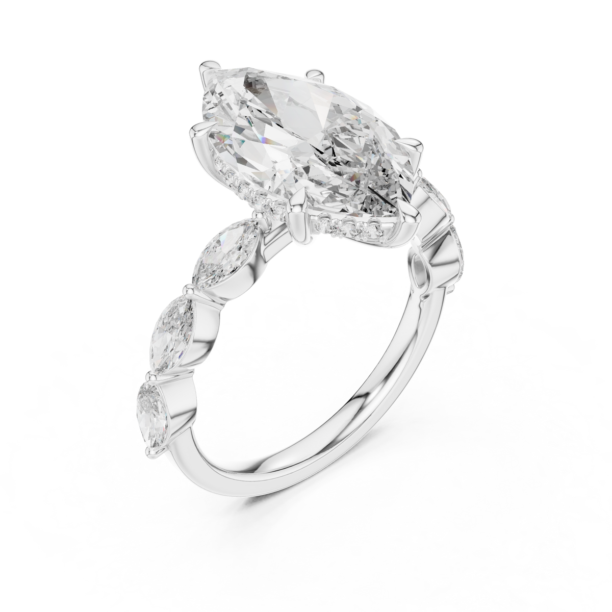 marquise-14k white gold|marquise-18k white gold|marquise-platinum