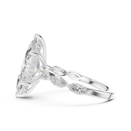 Load image 1 in gallery view. marquise-14k white gold|marquise-18k white gold|marquise-platinum