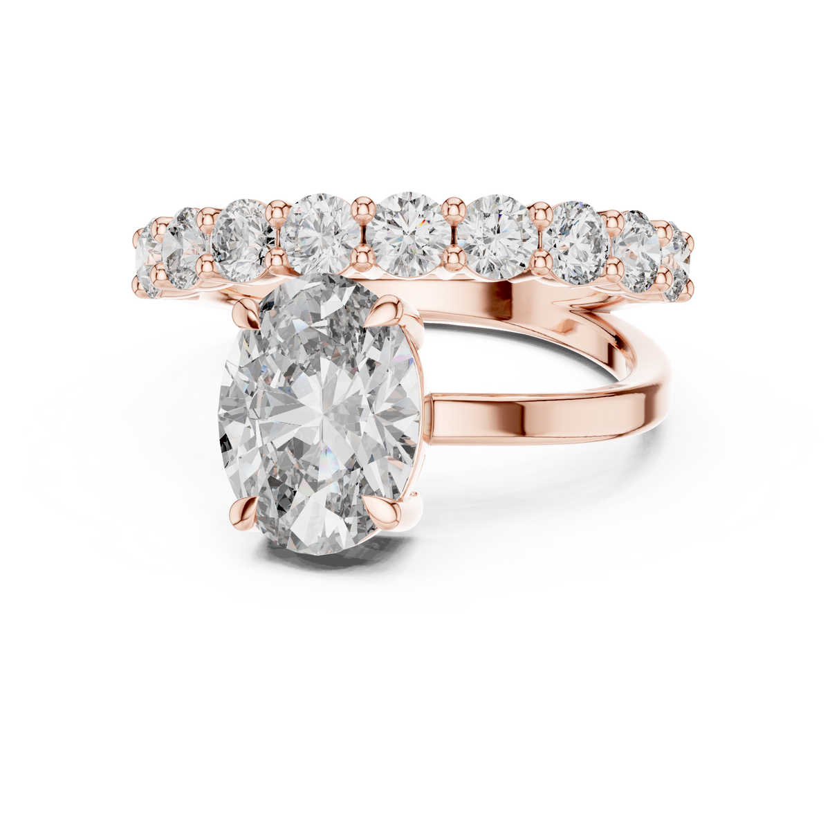 oval-14k rose gold|oval-18k rose gold