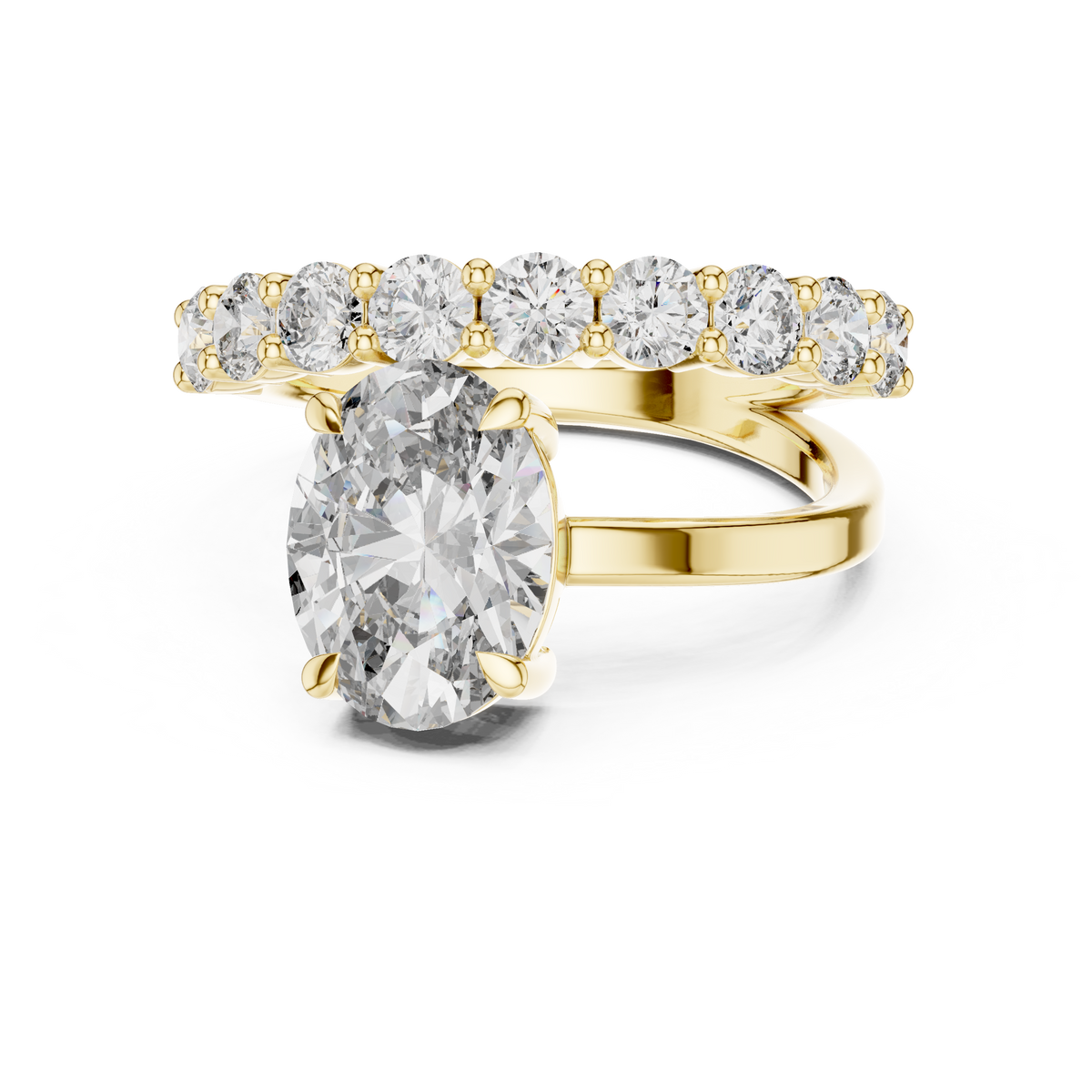 oval-14k yellow gold|oval-18k yellow gold