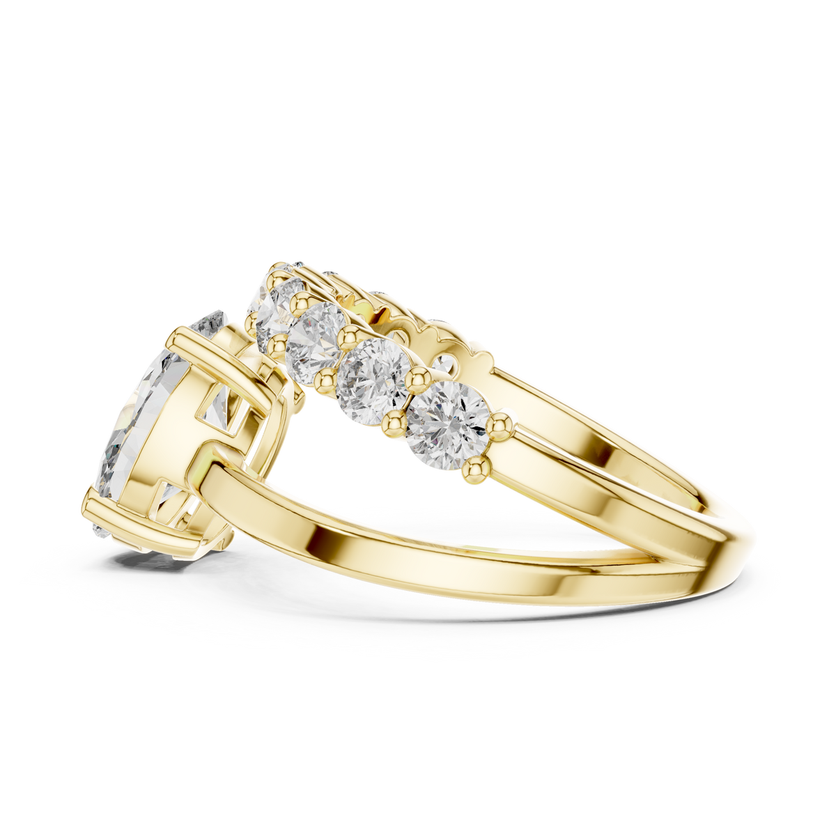 oval-14k yellow gold|oval-18k yellow gold