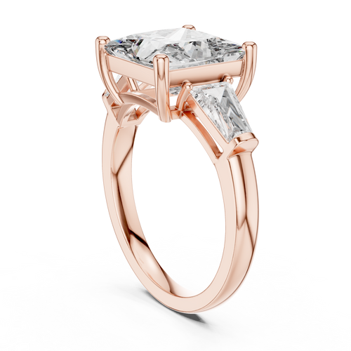 Load image 1 in gallery view. princess-14k rose gold|princess-18k rose gold