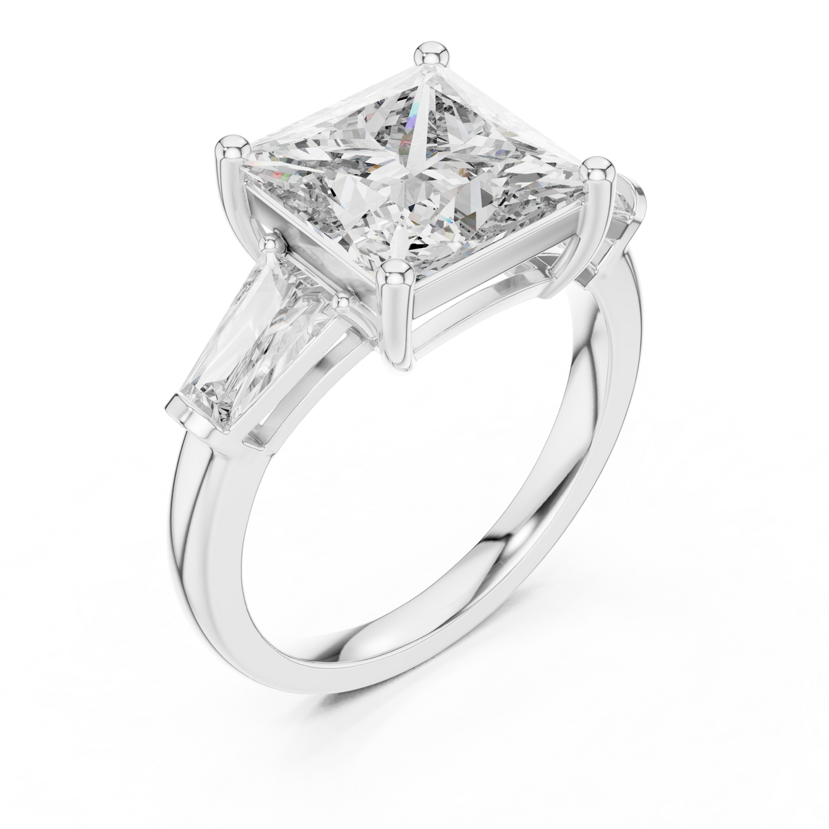 princess-14k white gold|princess-18k white gold|princess-platinum