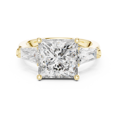 Load image 1 in gallery view. princess-14k yellow gold|princess-18k yellow gold