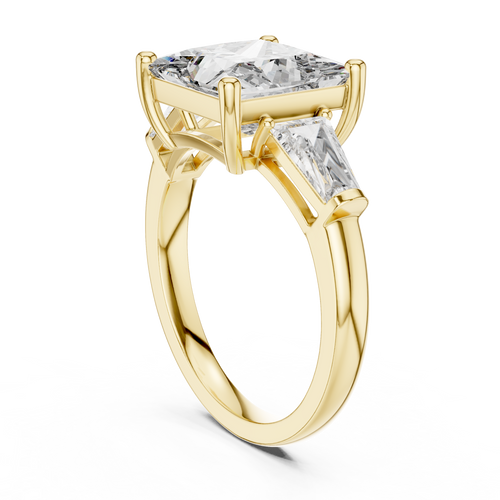 Load image 1 in gallery view. princess-14k yellow gold|princess-18k yellow gold