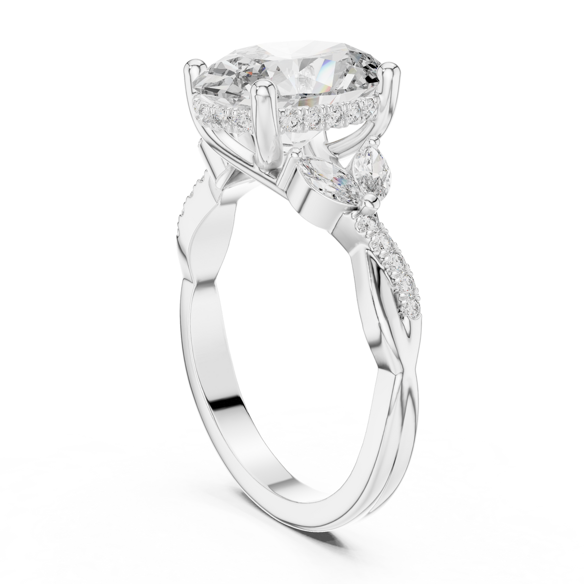 oval-14k white gold|oval-18k white gold|oval-platinum