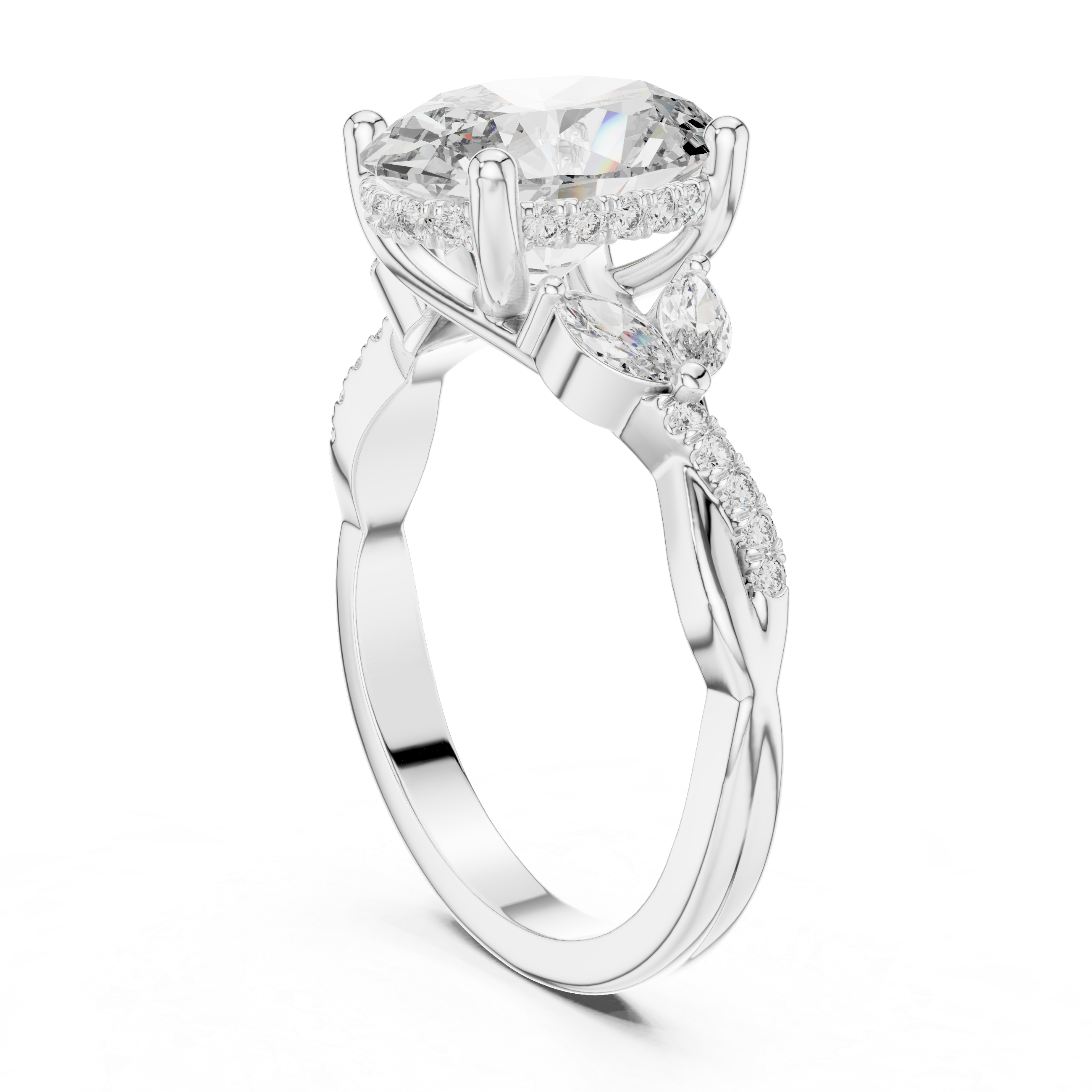 oval-14k white gold|oval-18k white gold|oval-platinum