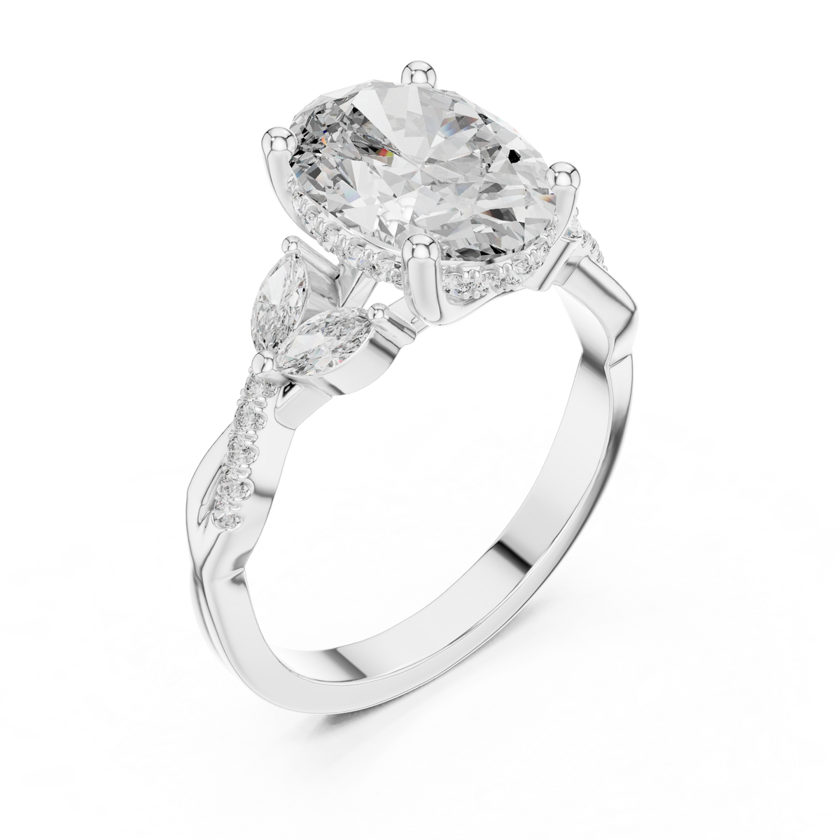 oval-14k white gold|oval-18k white gold|oval-platinum