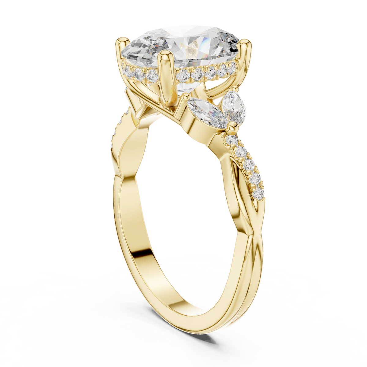 oval-14k yellow gold|oval-18k yellow gold