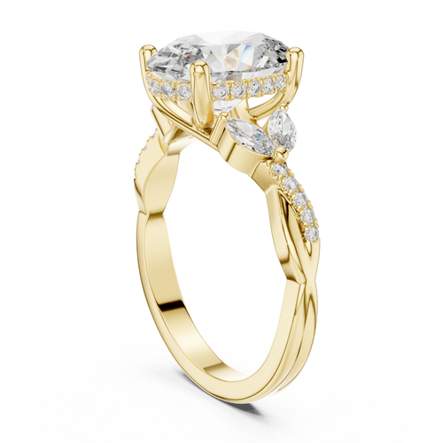Load image 1 in gallery view. oval-14k yellow gold|oval-18k yellow gold