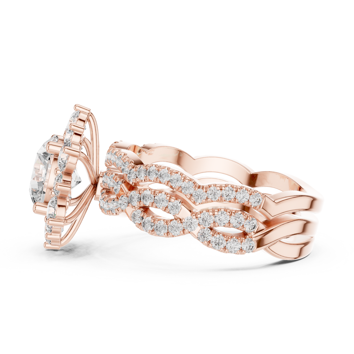 round-14k rose gold|round-18k rose gold