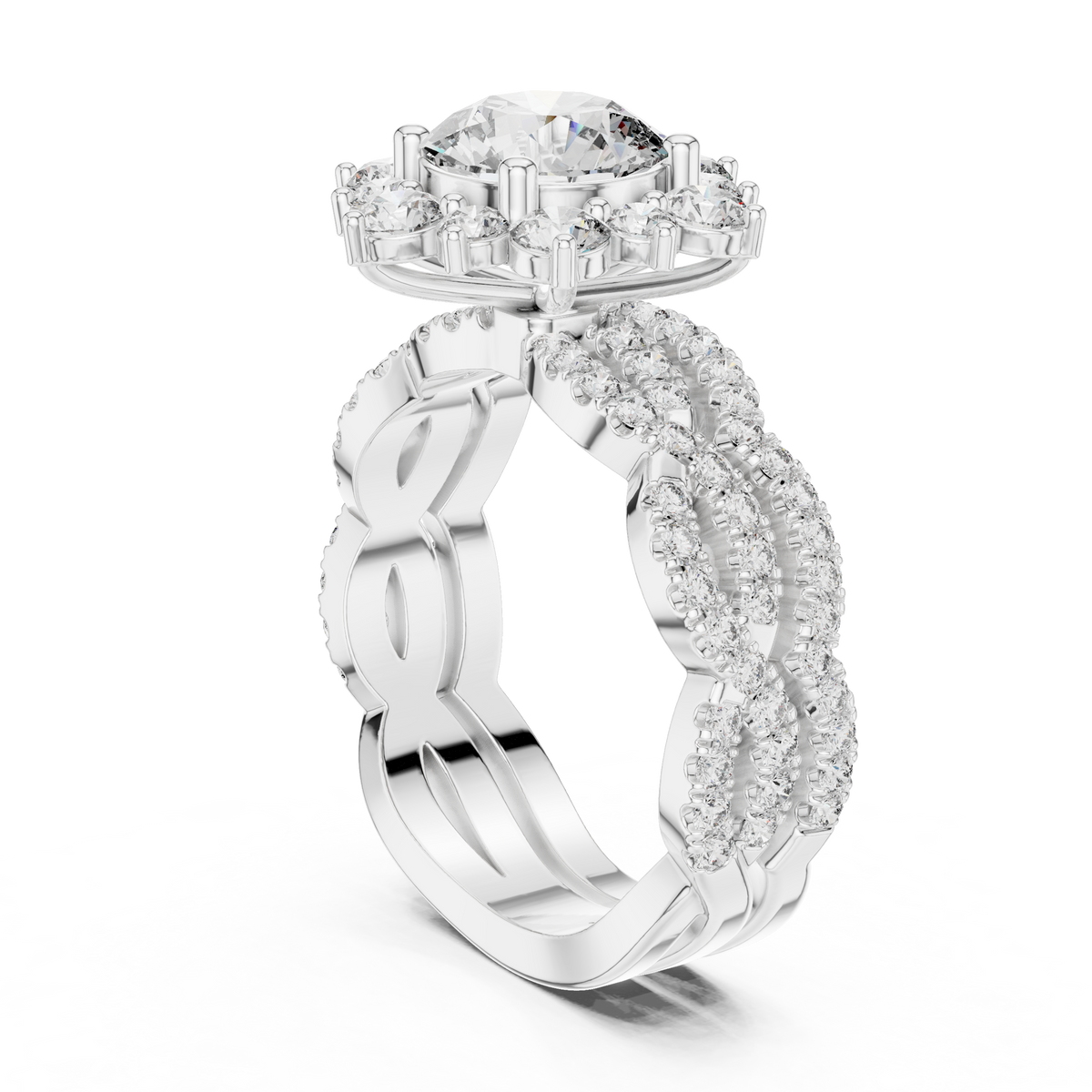 round-14k white gold|round-18k white gold|round-platinum