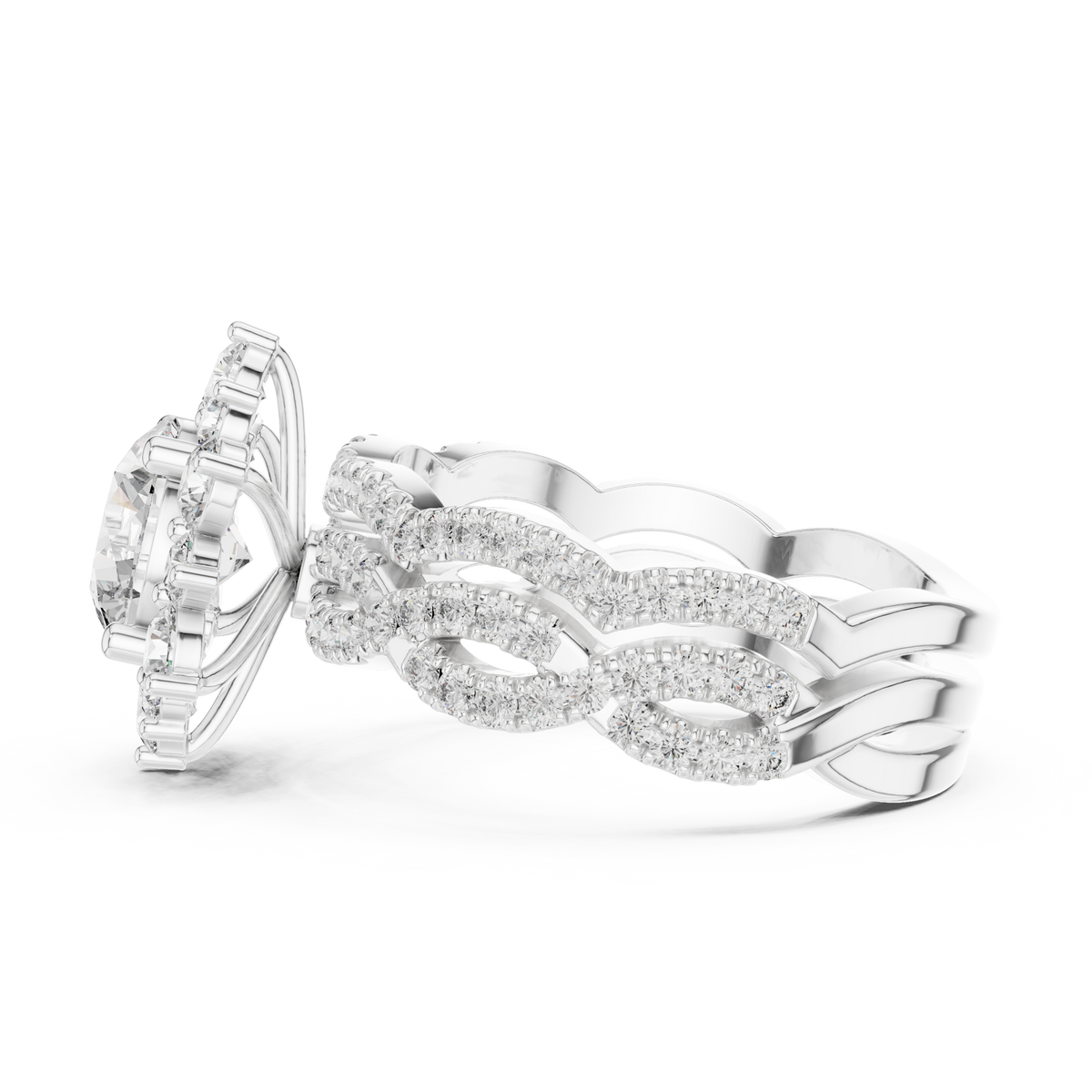 round-14k white gold|round-18k white gold|round-platinum