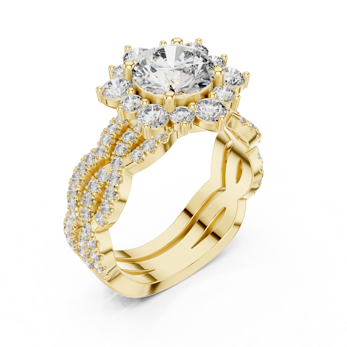 round-14k yellow gold|round-18k yellow gold