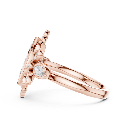 Load image 1 in gallery view. marquise-14k rose gold|marquise-18k rose gold