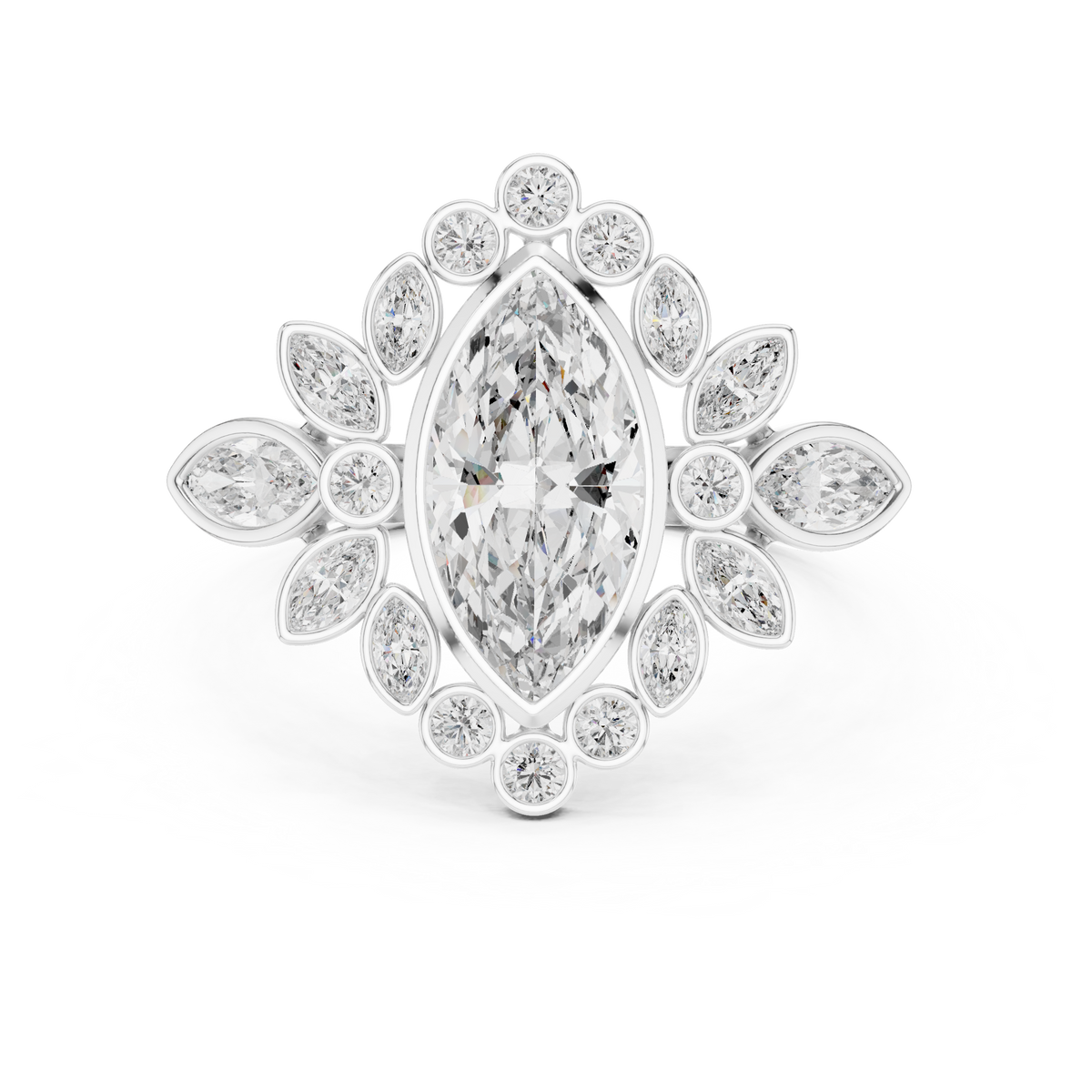 marquise-14k white gold|marquise-18k white gold|marquise-platinum