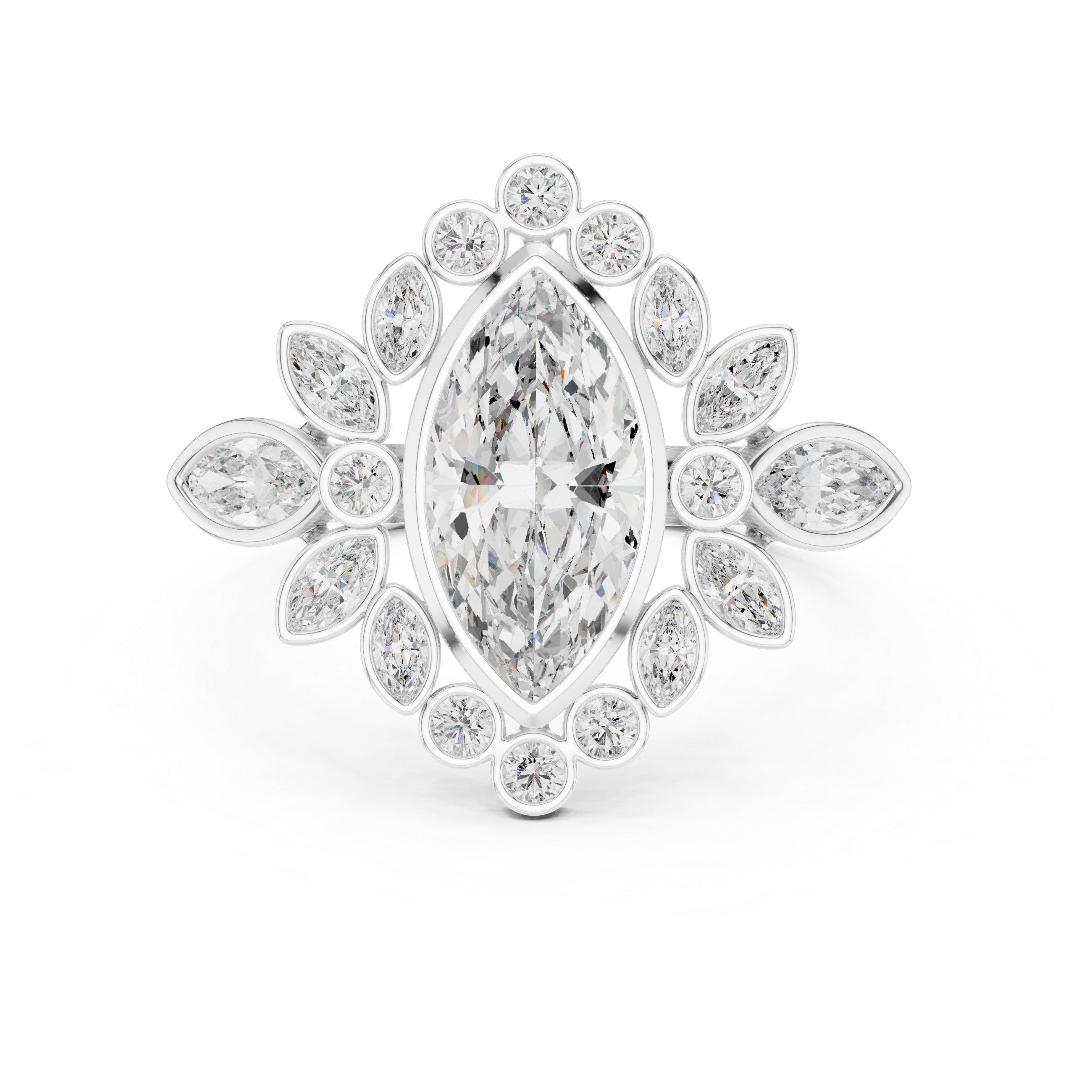 marquise-14k white gold|marquise-18k white gold|marquise-platinum