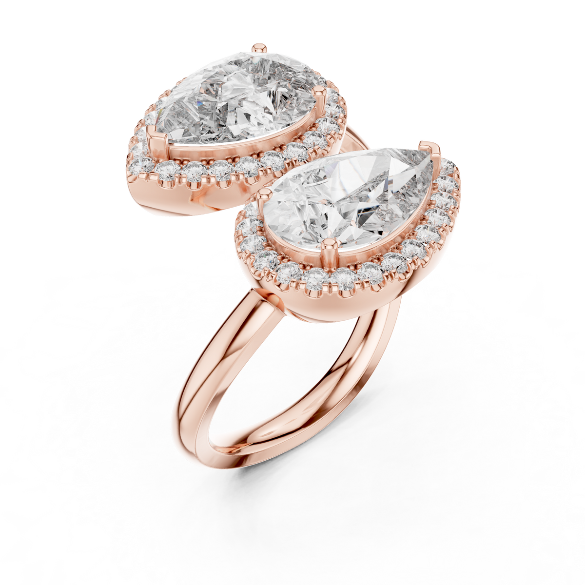 pear-14k rose gold|pear-18k rose gold