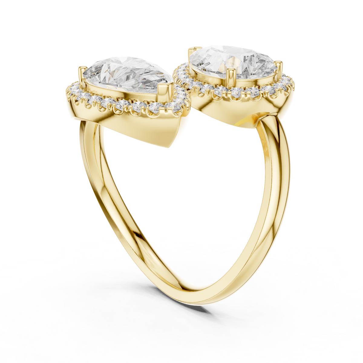 pear-14k yellow gold|pear-18k yellow gold