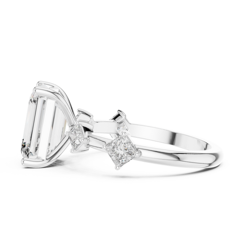 Load image 1 in gallery view. emerald-14k white gold|emerald-18k white gold|emerald-platinum