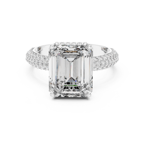 Load image 1 in gallery view. emerald-14k white gold|emerald-18k white gold|emerald-platinum