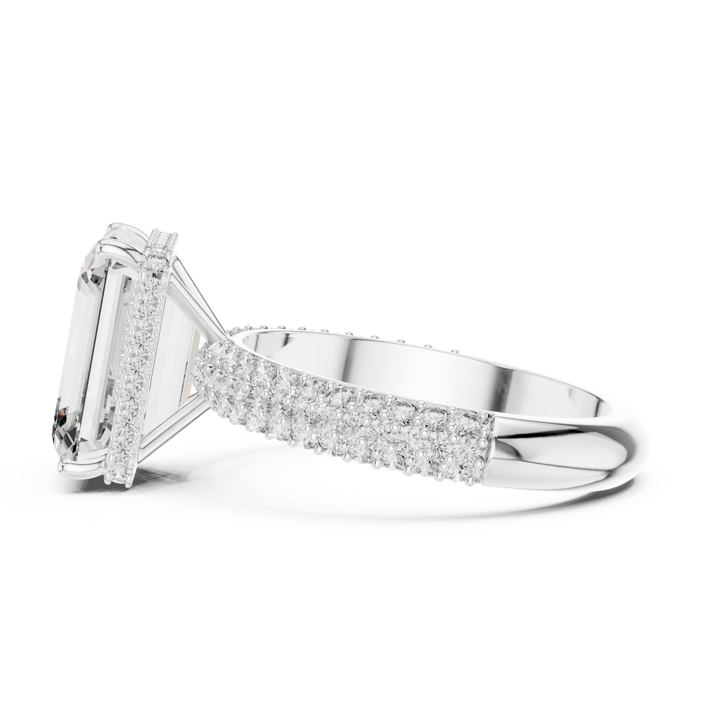 emerald-14k white gold|emerald-18k white gold|emerald-platinum