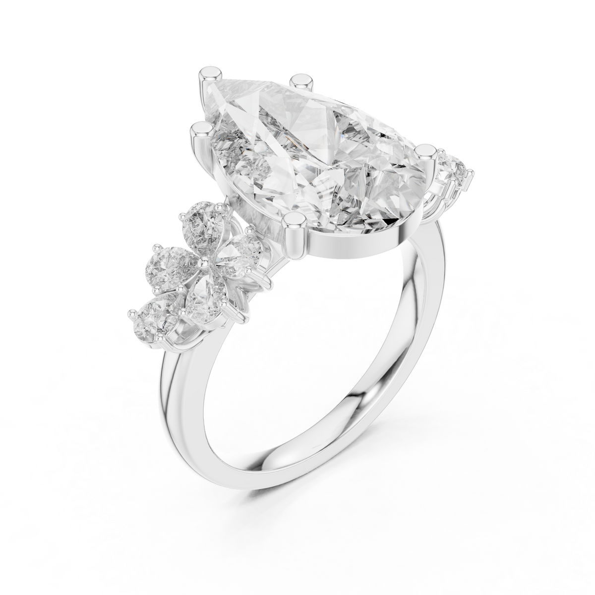 pear-14k white gold|pear-18k white gold|pear-platinum