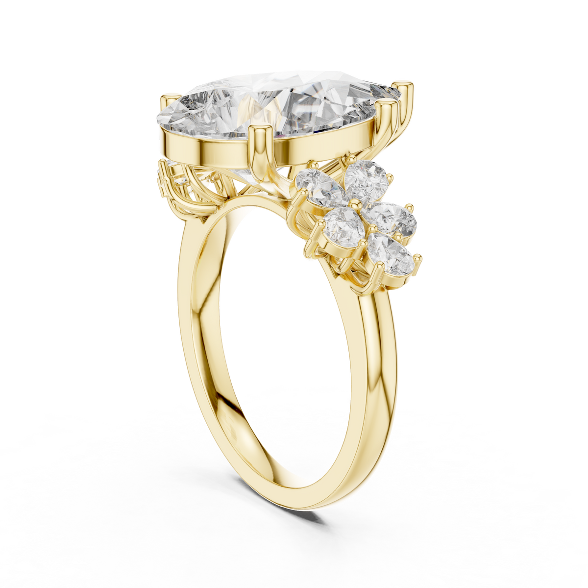 pear-14k yellow gold|pear-18k yellow gold