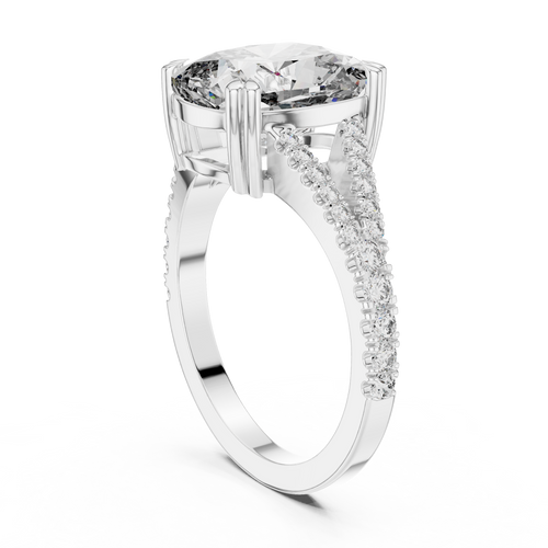 Load image 1 in gallery view. cushion-14k white gold|cushion-18k white gold|cushion-platinum