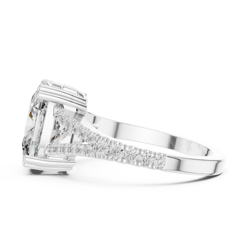 Load image 1 in gallery view. cushion-14k white gold|cushion-18k white gold|cushion-platinum