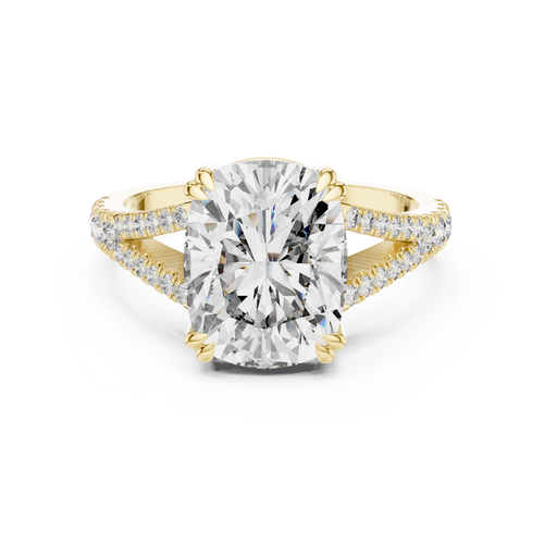 Load image 1 in gallery view. cushion-14k yellow gold|cushion-18k yellow gold