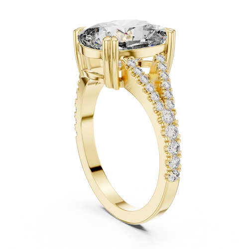 Load image 1 in gallery view. cushion-14k yellow gold|cushion-18k yellow gold