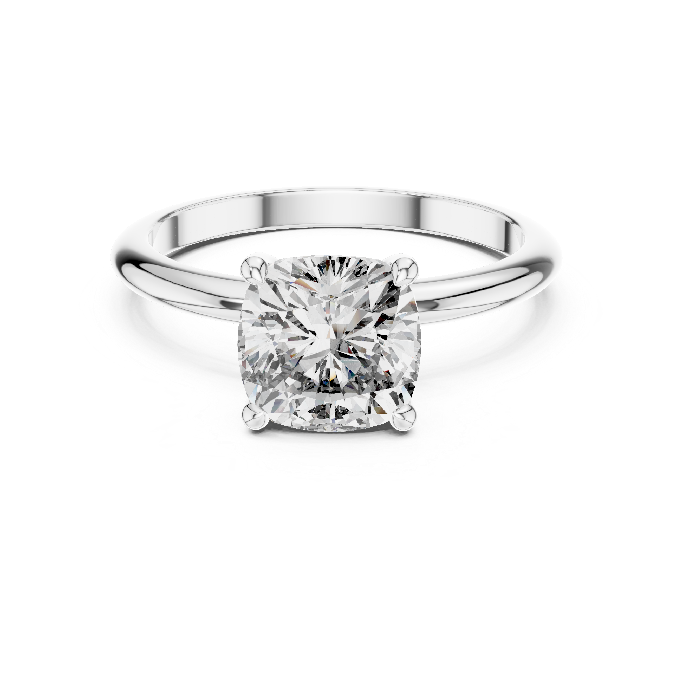 cushion-14k white gold|cushion-18k white gold|cushion-platinum