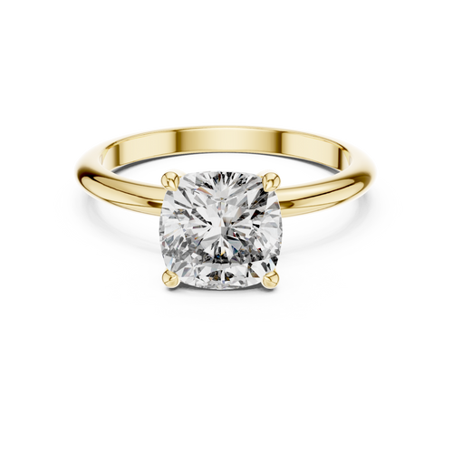 Load image 1 in gallery view. cushion-14k yellow gold|cushion-18k yellow gold