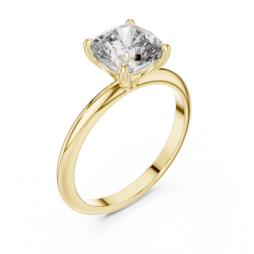 Load image 1 in gallery view. cushion-14k yellow gold|cushion-18k yellow gold