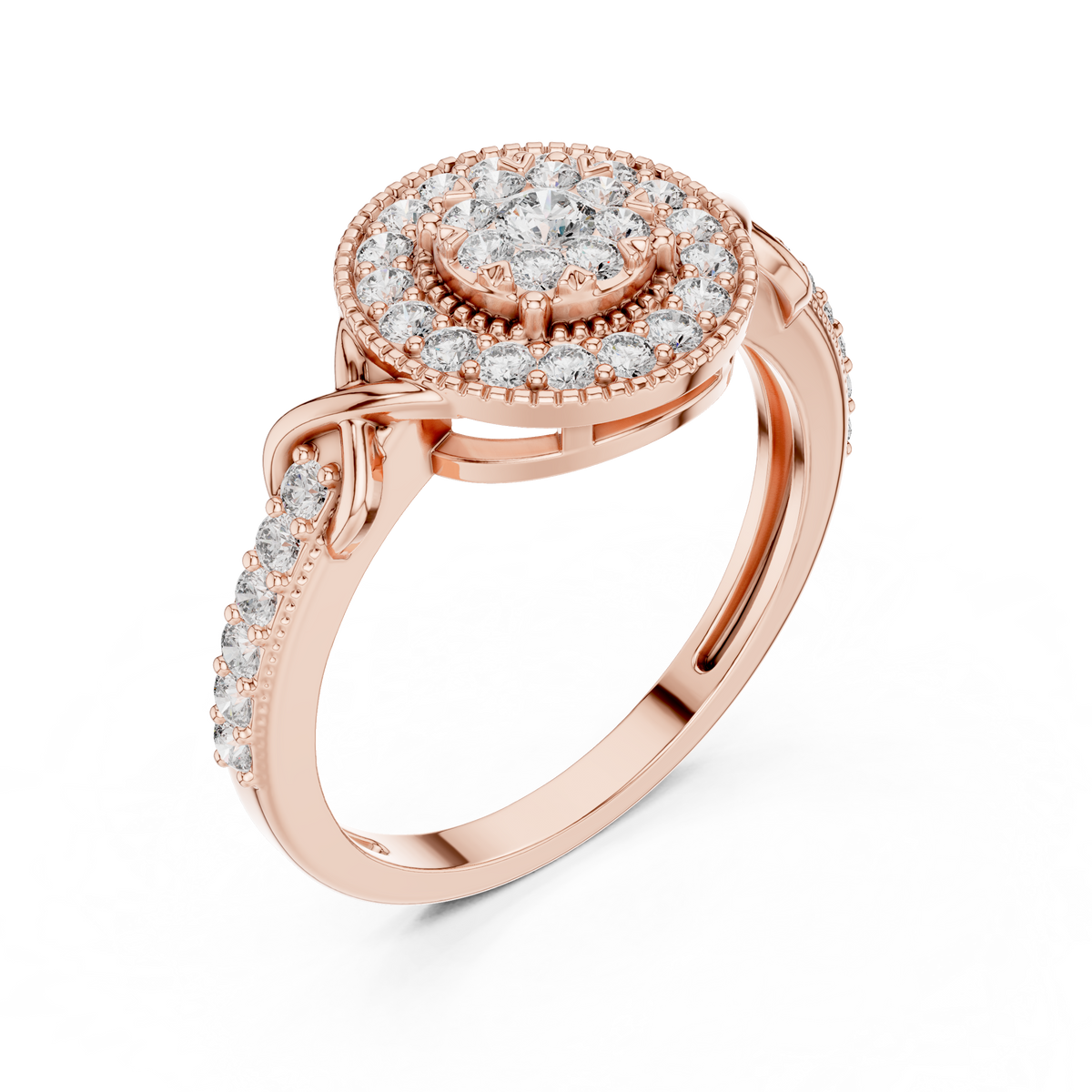 round-14k rose gold|round-18k rose gold