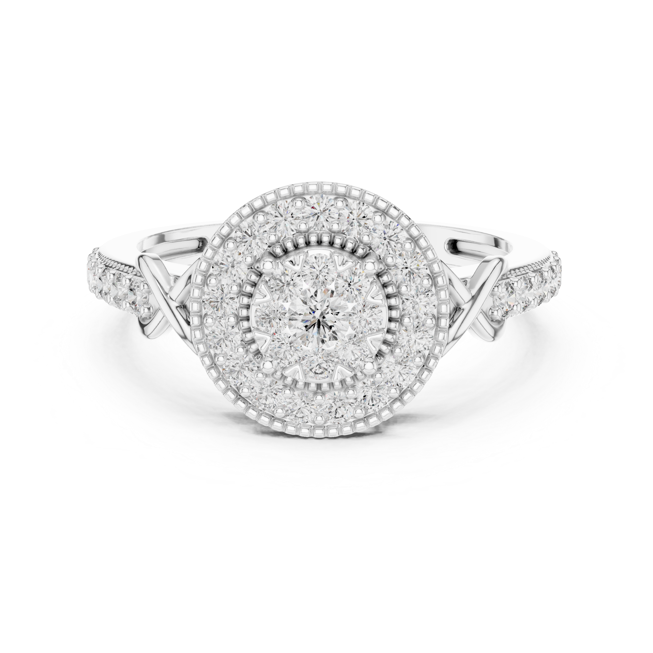 round-14k white gold|round-18k white gold|round-platinum