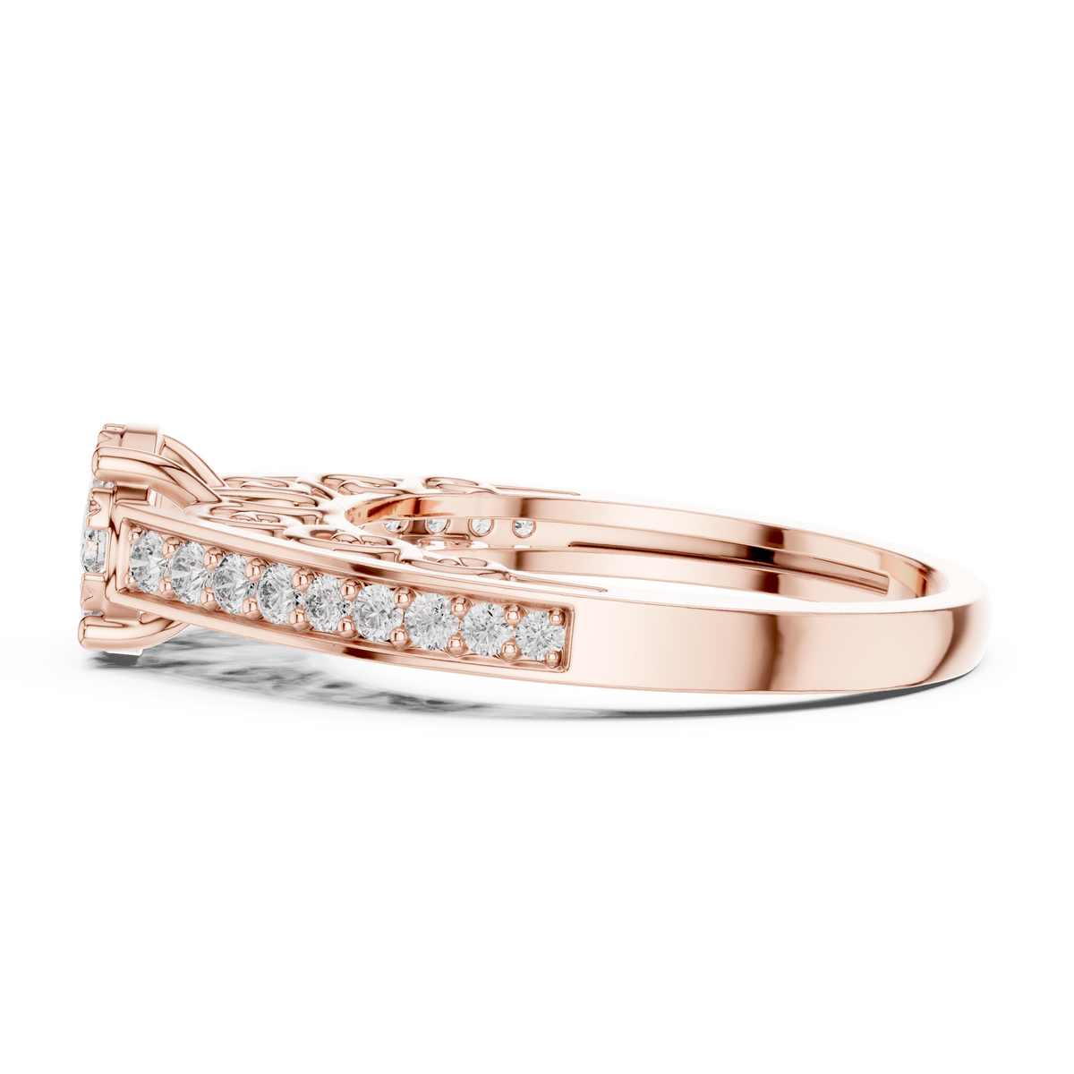 round-14k rose gold|round-18k rose gold