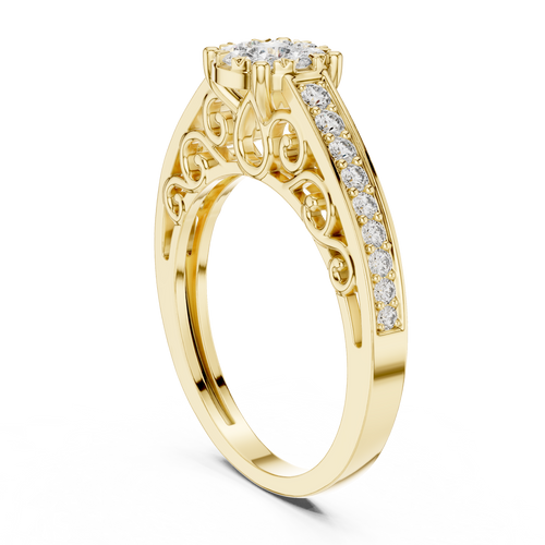 Load image 1 in gallery view. round-14k yellow gold|round-18k yellow gold