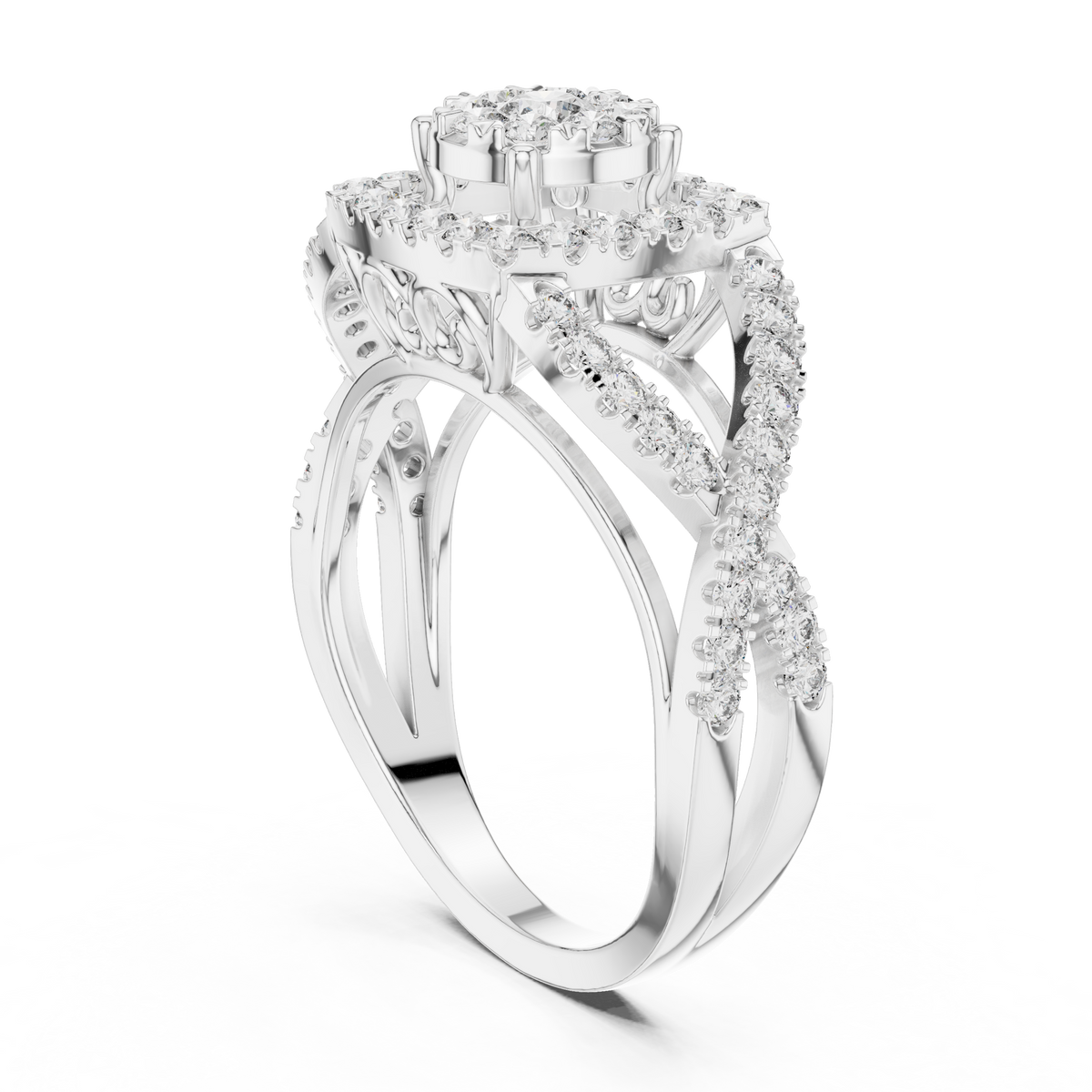 round-14k white gold|round-18k white gold|round-platinum