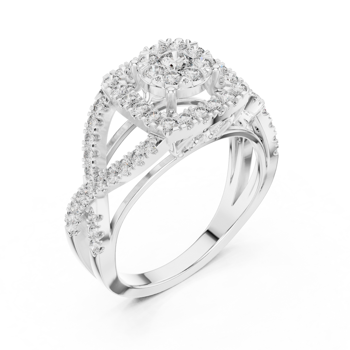 round-14k white gold|round-18k white gold|round-platinum