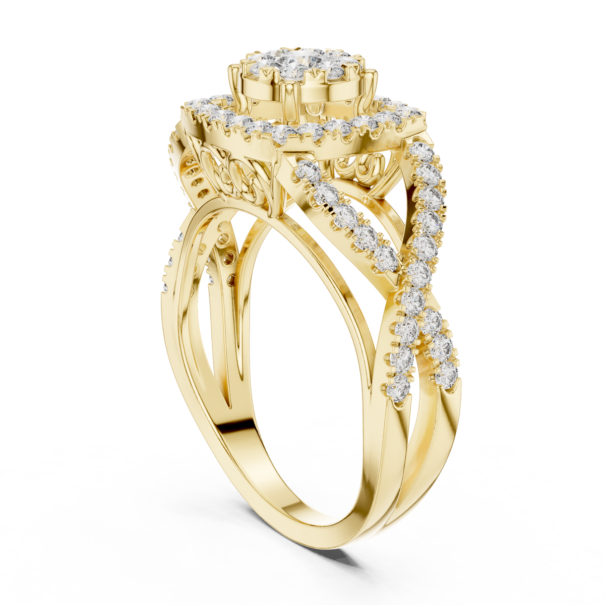 round-14k yellow gold|round-18k yellow gold
